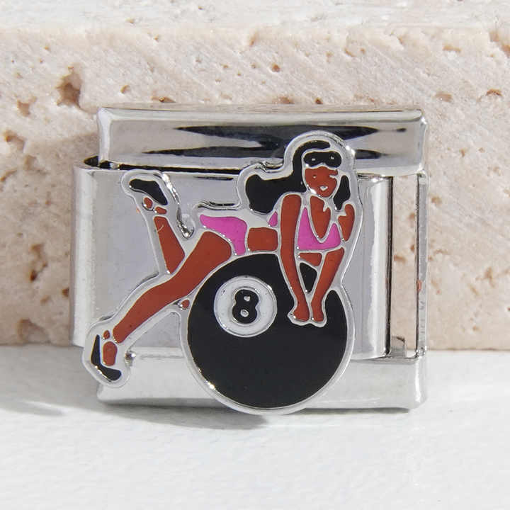 Silver Aesthetic Italian Charms - Sassy Collection
