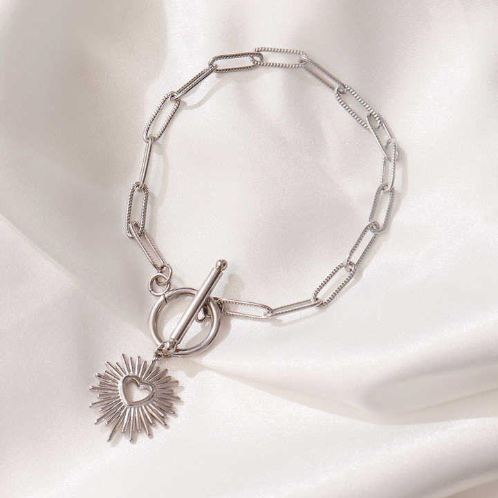 Radiating Love Bracelet - Silver Edition
