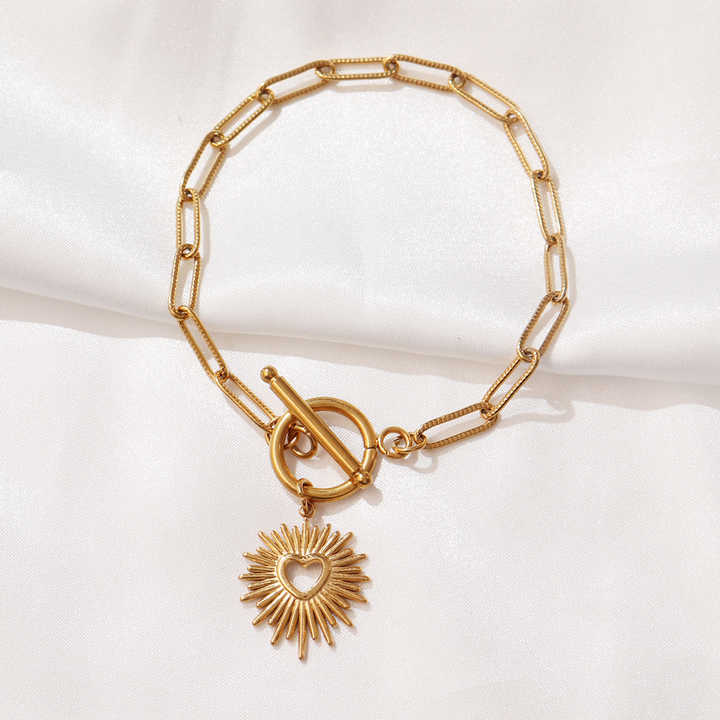 Radiating Love Bracelet - Gold Edition