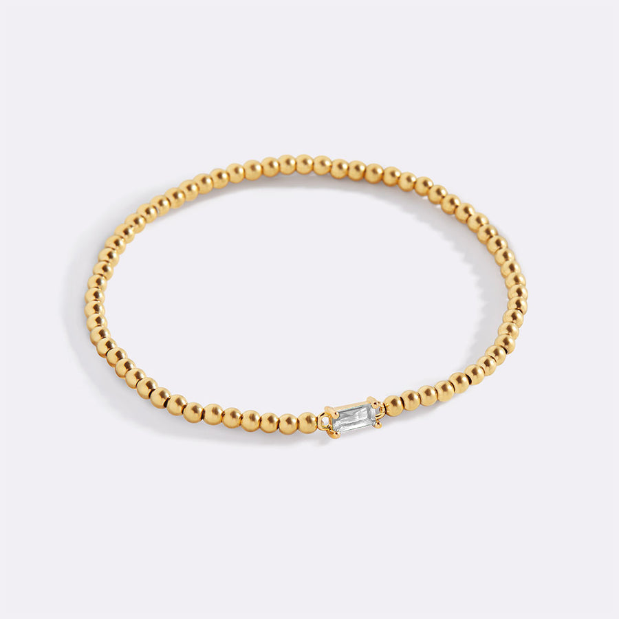 Beaded Birthstone Bracelet