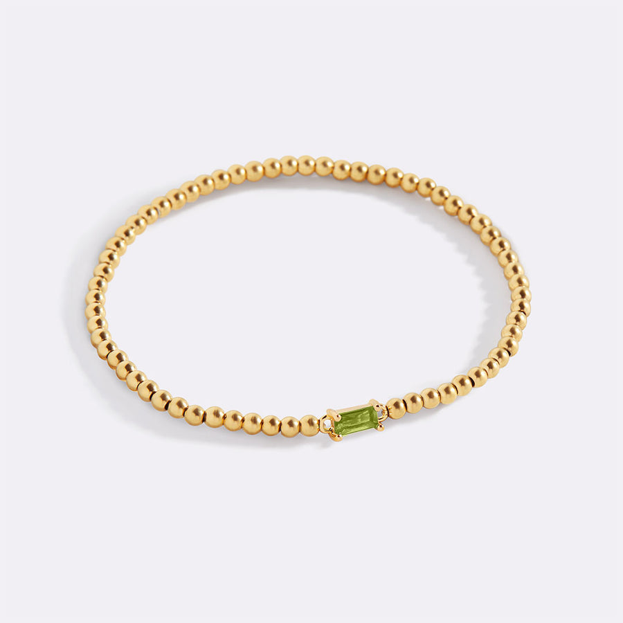 Beaded Birthstone Bracelet