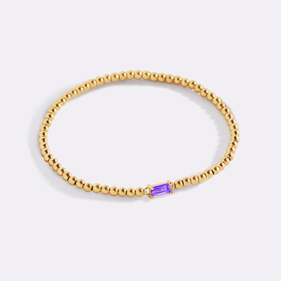 Beaded Birthstone Bracelet