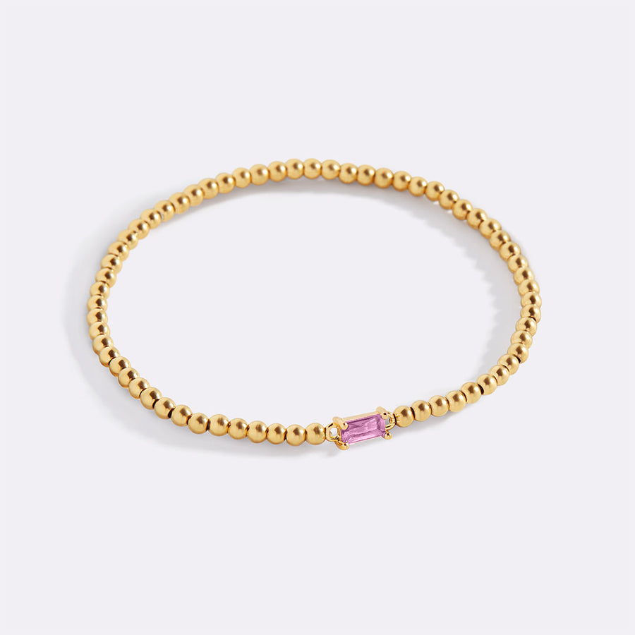 Beaded Birthstone Bracelet