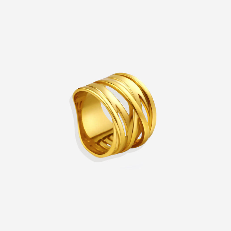 Avena Sculptural Wrap Ring product view 2