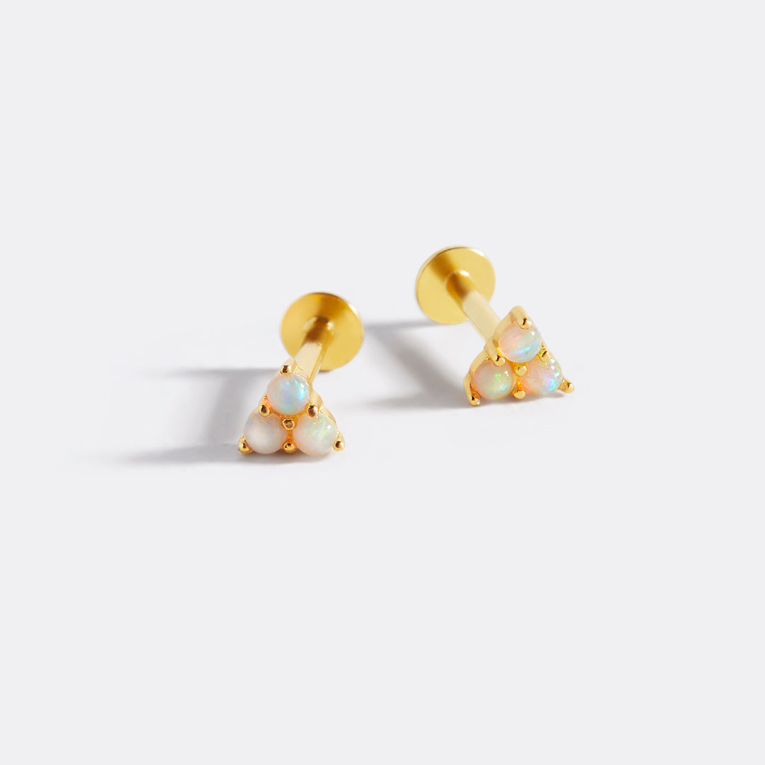 Ayla Opal Trio Flat-Back Studs product image 2
