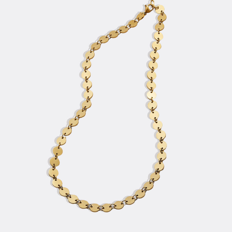 Celine Polished Disc Choker view 3