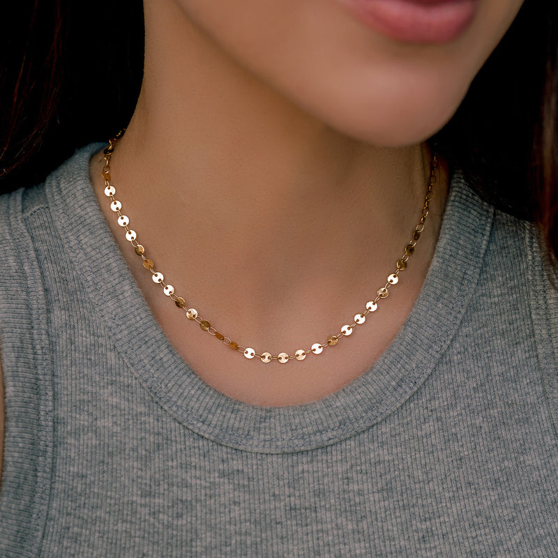 Celine Polished Disc Choker view 5
