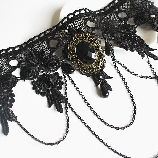 Victorian Lace Choker Necklace