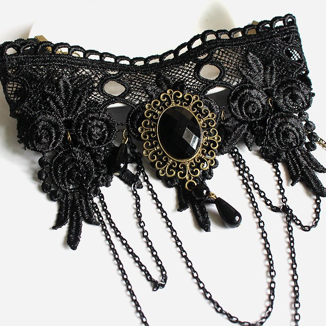 Victorian Lace Choker Necklace