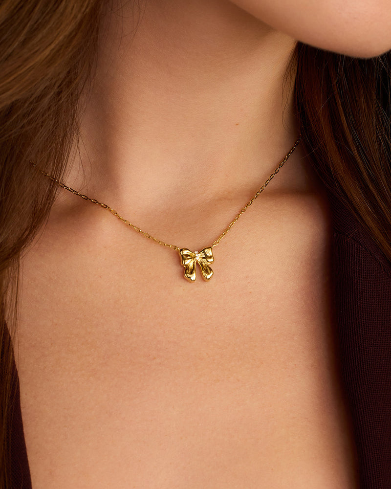 Colette Bow Necklace view 2