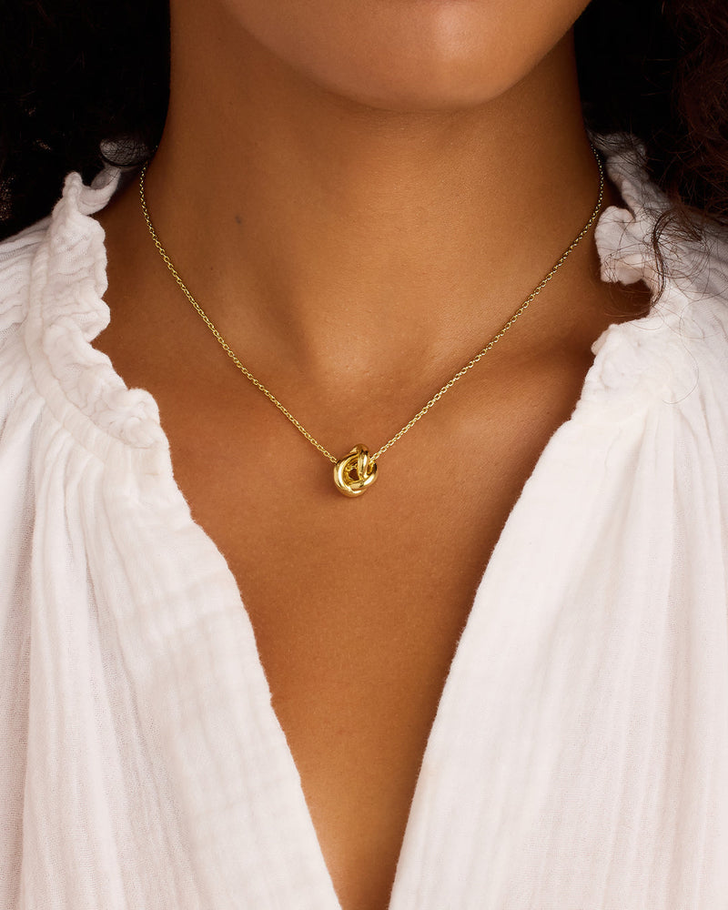 Eterna Sculpted Knot Necklace view 2
