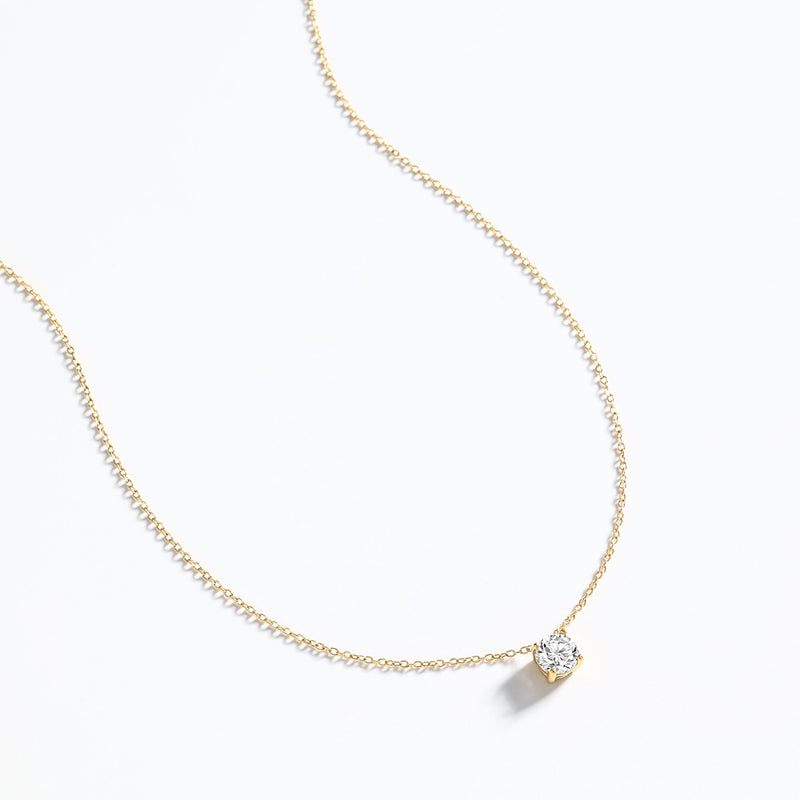 Liora CZ Solitaire Pendant product view 4