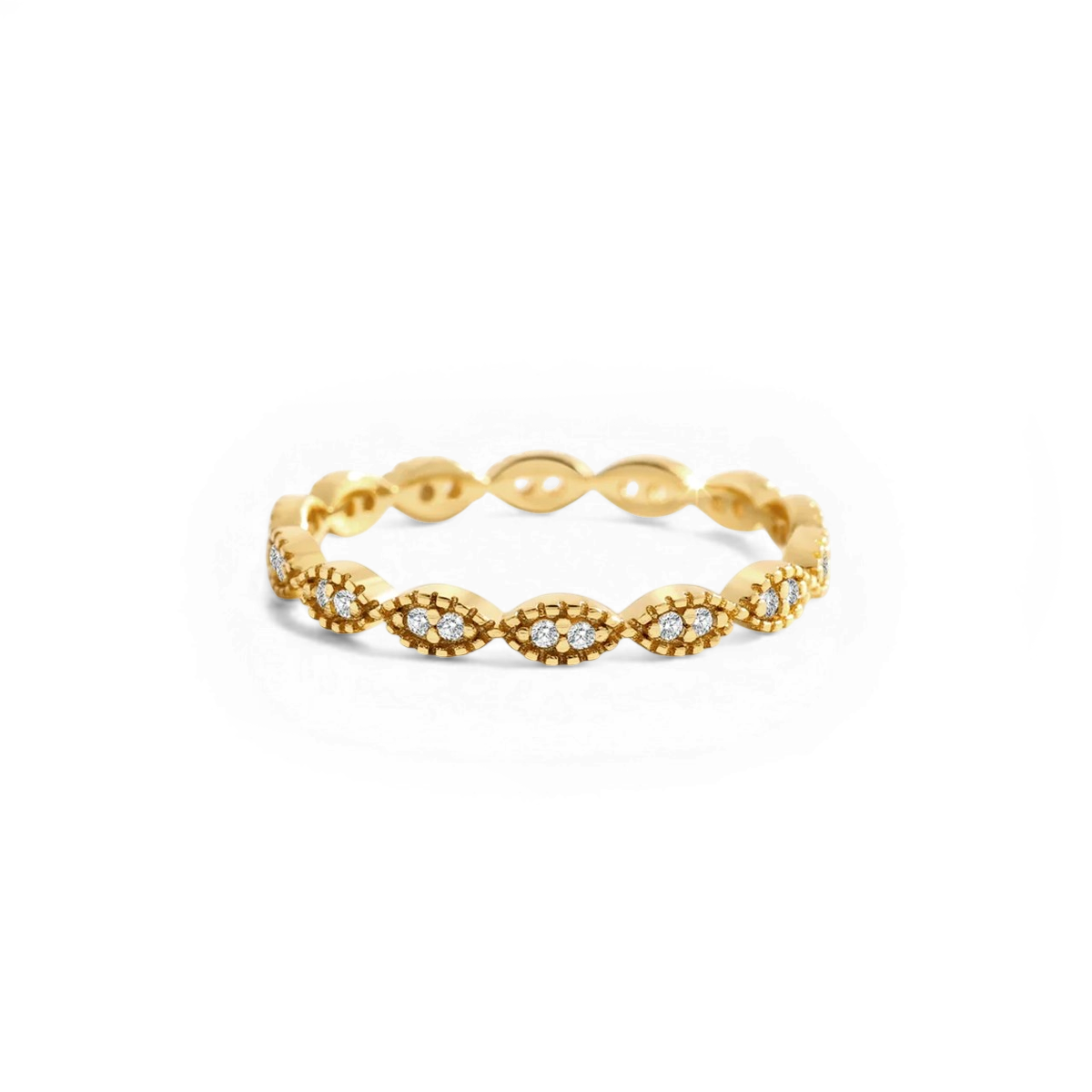 Lyra Marquise CZ Eternity Band