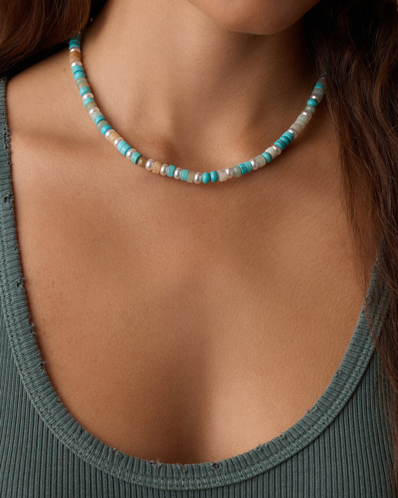 Marina Stone Collar Necklace view 5