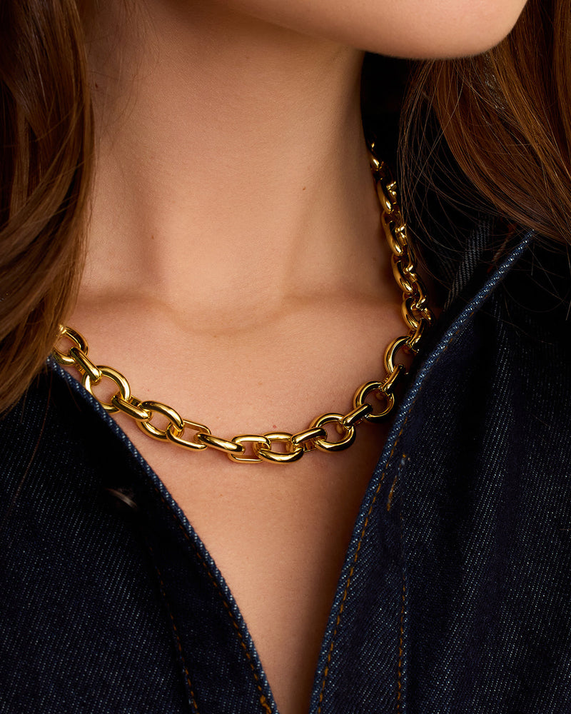 Odessa Bold Link Necklace view 2
