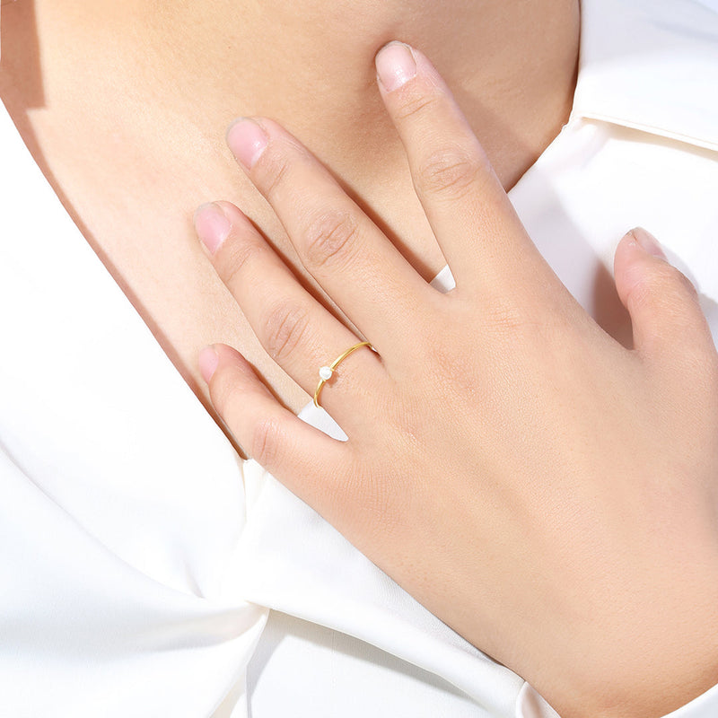 Seren Pearl Stacking Ring product image