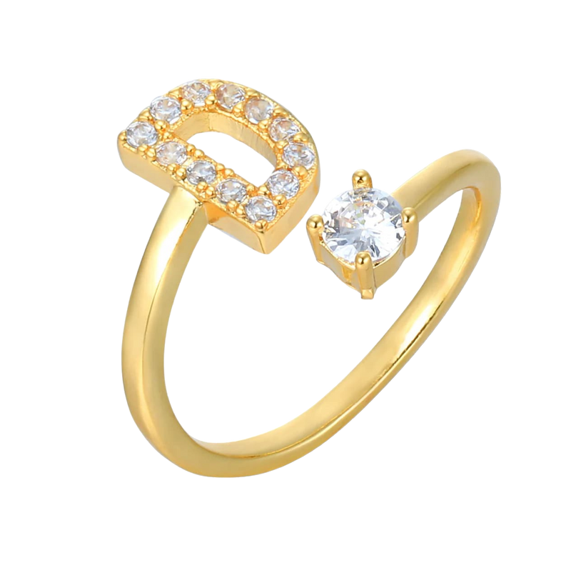 Signature Pavé Initial Ring product image