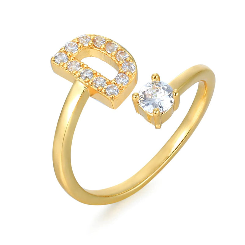 Signature Pavé Initial Ring product image