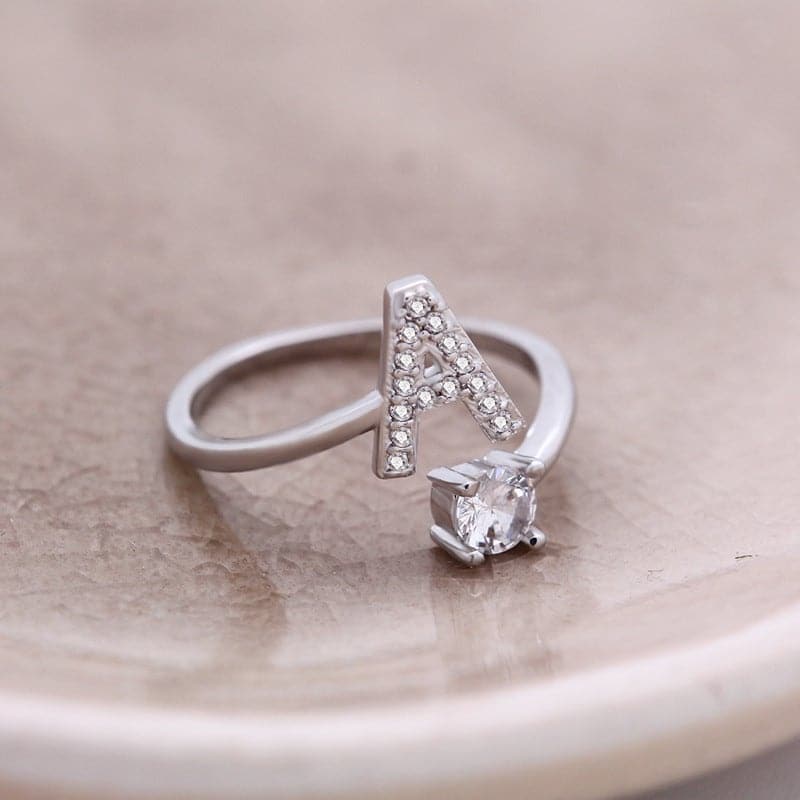 Signature Pavé Initial Ring product image