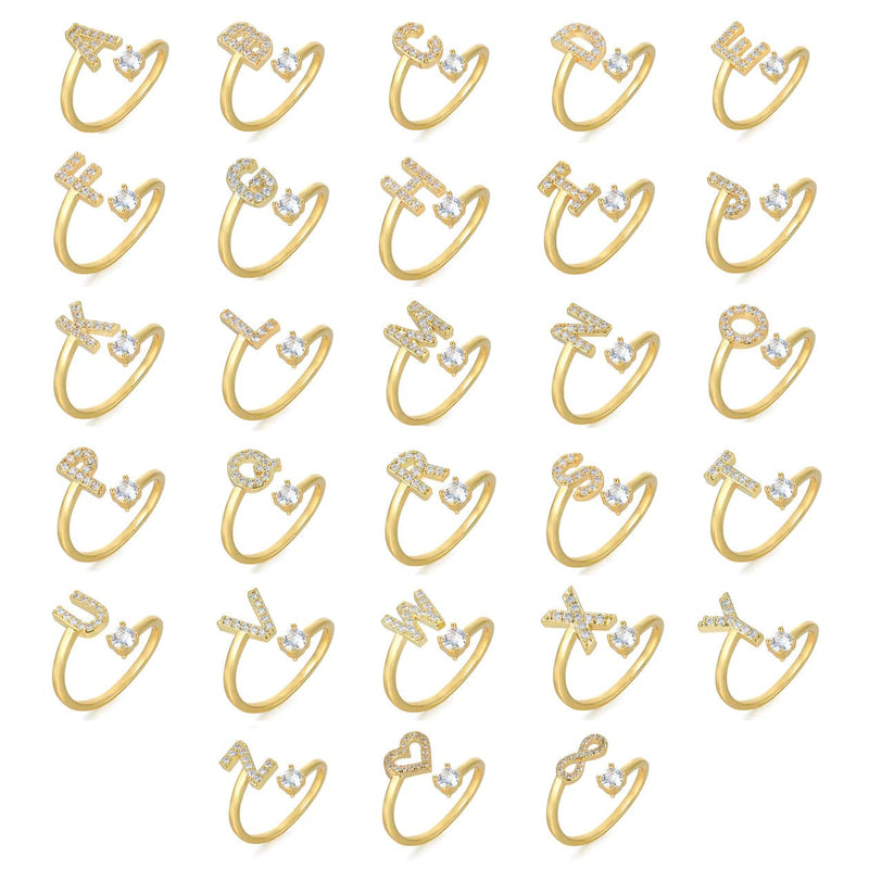 Signature Pavé Initial Ring product image