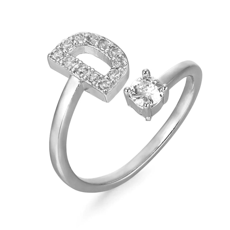 Signature Pavé Initial Ring product image