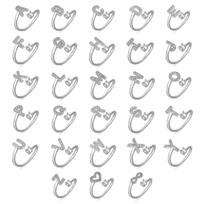 Signature Pavé Initial Ring product image