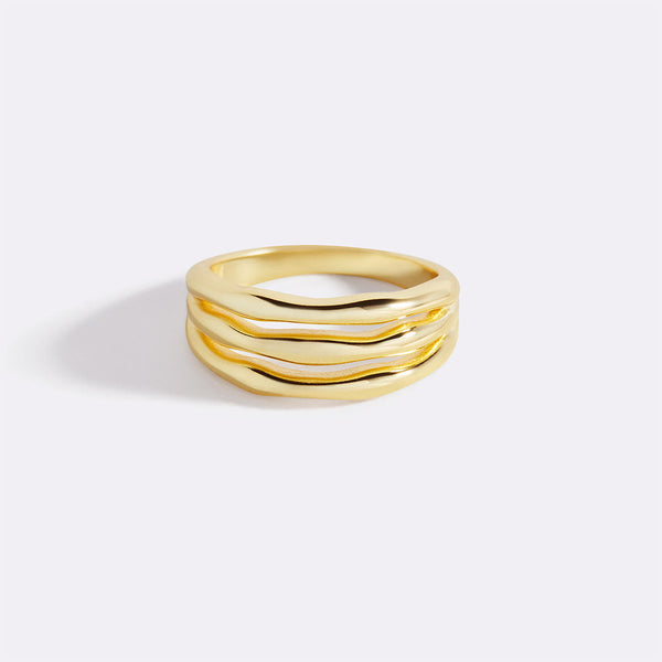 Tria Sterling Triple Ring