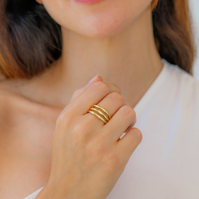 Tria Sterling Triple Ring product view 4