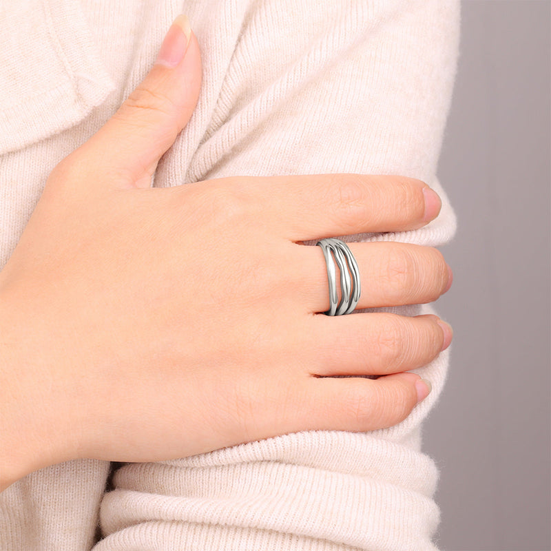 Tria Sterling Triple Ring product view 6