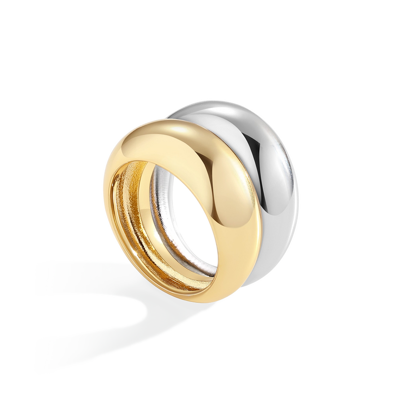 Vela Mixed-Metal Statement Ring product view 2