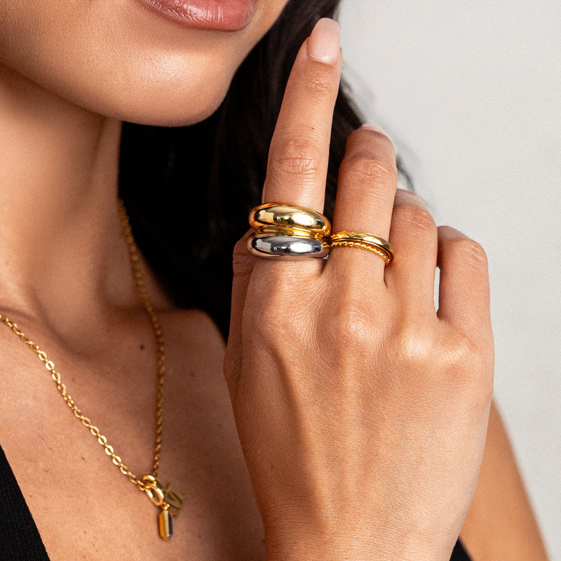 Vela Mixed-Metal Statement Ring product view 3
